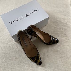 Manolo blahnik Tuccio leopard pump
